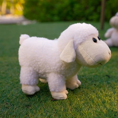 RLOMUTE 9 Zoll Schaf Plüschtier Stofftier weiches Schaf kuscheliges für Gastgeschenke Begleiter Schlafzimmer Auto Weihnachten Heimdekoration Sammlergeschenk für Kinder Jungen Mädchen Weiß RLOMUTE 9 Zoll Schaf Plüschtier Stofftier weiches Schaf kuscheliges für Gastgeschenke Begleiter Schlafzimmer Auto Weihnachten Heimdekoration Sammlergeschenk für Kinder Jungen Mädchen Weiß von RLOMUTE