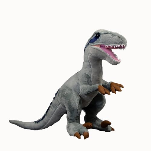 RLOMUTE Dinosaurier Kuscheliges Spielzeug Plüschtier Realistisches Dino Plüsch Stofftier Weiches für Gastgeschenke Schlafzimmer Heimdekoration Sammlergeschenk für Kinder Jungen Mädchen - Velociraptor von RLOMUTE