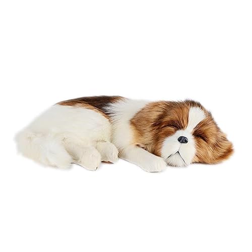 RLOMUTE Hund Kuscheliges Spielzeug Plüschtier Realistisches Harzornamente Stofftier Weiches für Gastgeschenke Heimdekoration Sammlergeschenk für Kinder Jungen Mädchen 14zoll RLOMUTE Hund Kuscheliges Spielzeug Plüschtier Realistisches Harzornamente Stofftier Weiches für Gastgeschenke Heimdekoration Sammlergeschenk für Kinder Jungen Mädchen 14zoll von RLOMUTE