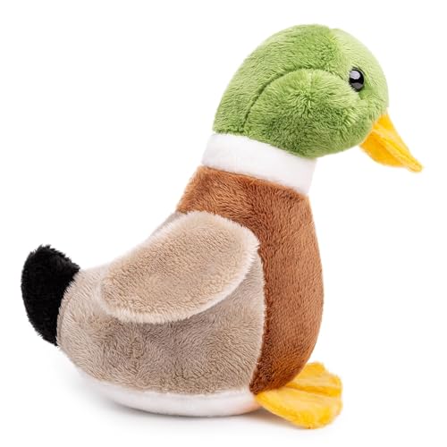 RLOMUTE Niedlicher Bauernhof Spielzeug - Stockente Plüschtier Stofftier Weiches Ente Kuscheliges für Gastgeschenke Begleiter Schlafzimmer Heimdekoration für Kinder Jungen Mädchen 4Zoll Grün von RLOMUTE