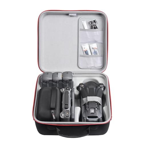 RLSOCO Tasche für DJI Mavic 4 Pro - Passend für Mavic 4 Pro-Gehäuse, RC Pro 2 Fernsteuerung,Batterien x 3,Ladestation und weiteres Zubehör – Enthält EIN Separates Etui für Ladegeräte(Nur Tasche) von RLSOCO