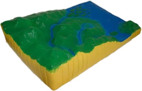 Demonstrationsmodell for den Geographieunterricht, wissenschaftliches geografisches Sedimentationsmodell, 3D-geografisches tektonisches Plattenmodell, Plattenstruktur- und Oberflächenmorphologiemodell von RMJEZTQD