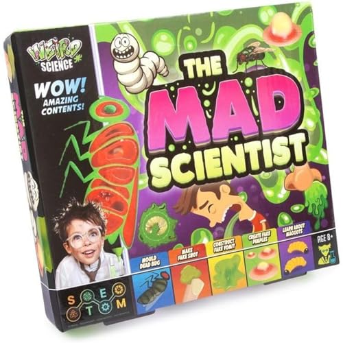 The Mad Scientist Kit Kinder Home Experimente Lernset Wissenschaft Bildung Praktische Witze Streich Set von RMS