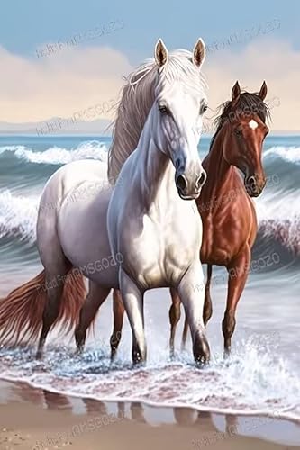 1000 Stück Strand Pferde Puzzle für Erwachsene - DIY Sommer & Tier Holzpuzzles für Familie Eltern-Kind-Interaktion & Geschenke 1000 Stück Strand Pferde Puzzle für Erwachsene - DIY Sommer & Tier Holzpuzzles für Familie Eltern-Kind-Interaktion & Geschenke von RMSGOZO