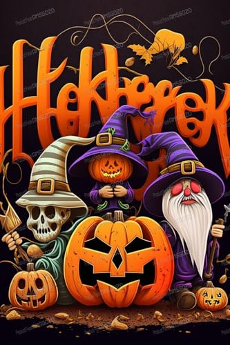 1000 Teile Holzpuzzles - Abstraktes Halloween - Puzzles für Erwachsene, jedes Stück ist einzigartig, perfektes Familien-Freizeitgeschenk & Geschenke - Puzzles Sammlerstücke 1000 Teile Holzpuzzles - Abstraktes Halloween - Puzzles für Erwachsene, jedes Stück ist einzigartig, perfektes Familien-Freizeitgeschenk & Geschenke - Puzzles Sammlerstücke von RMSGOZO