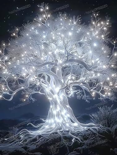 1000 Teile Holzpuzzles - Fluoreszierender weißer Baum - Puzzles für Erwachsene, jedes Stück ist einzigartig, perfektes Familien-Freizeitgeschenk & Geschenke - Puzzles Sammlerstücke 1000 Teile Holzpuzzles - Fluoreszierender weißer Baum - Puzzles für Erwachsene, jedes Stück ist einzigartig, perfektes Familien-Freizeitgeschenk & Geschenke - Puzzles Sammlerstücke von RMSGOZO
