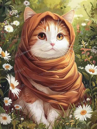 1000 Teile Holzpuzzles - Gänseblümchen Orange Katze - Puzzles für Erwachsene, jedes Stück ist einzigartig, perfektes Familien-Freizeitgeschenk & Geschenke - Puzzles Sammlerstücke 1000 Teile Holzpuzzles - Gänseblümchen Orange Katze - Puzzles für Erwachsene, jedes Stück ist einzigartig, perfektes Familien-Freizeitgeschenk & Geschenke - Puzzles Sammlerstücke von RMSGOZO