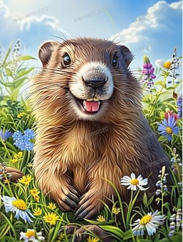 1000 Teile Holzpuzzles - Happy Groundhog - Puzzles für Erwachsene, jedes Stück ist einzigartig, perfektes Familien-Freizeitgeschenk & Geschenke - Puzzles Sammlerstücke 1000 Teile Holzpuzzles - Happy Groundhog - Puzzles für Erwachsene, jedes Stück ist einzigartig, perfektes Familien-Freizeitgeschenk & Geschenke - Puzzles Sammlerstücke von RMSGOZO