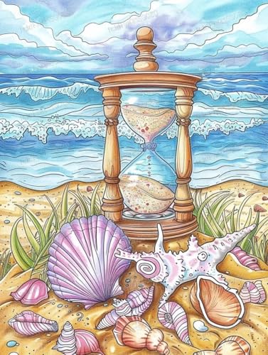 1000 Teile Puzzles – Cartoon Beach Sanduhr – lustiges Familien-Puzzle, 1000-teiliges Puzzle, 50,8 x 76,2 cm, recycelbare Holz-Puzzleteile, Lieblingsraumdekoration oder Geschenke 1000 Teile Puzzles – Cartoon Beach Sanduhr – lustiges Familien-Puzzle, 1000-teiliges Puzzle, 50,8 x 76,2 cm, recycelbare Holz-Puzzleteile, Lieblingsraumdekoration oder Geschenke von RMSGOZO