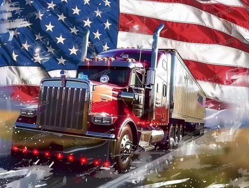 1000 Teile Puzzles – amerikanischer Sattelauflieger – lustiges Familien-Puzzle, 1000-teiliges Puzzle, 50,8 x 76,2 cm, recycelbare Holz-Puzzleteile, Lieblingsraumdekoration oder Geschenke 1000 Teile Puzzles – amerikanischer Sattelauflieger – lustiges Familien-Puzzle, 1000-teiliges Puzzle, 50,8 x 76,2 cm, recycelbare Holz-Puzzleteile, Lieblingsraumdekoration oder Geschenke von RMSGOZO