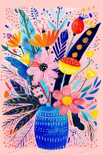 1000 Teile Puzzles – bemaltes Blumenarrangement – lustiges Familien-Puzzle, 1000-teiliges Puzzle, 50,8 x 76,2 cm, recycelbare Holz-Puzzleteile, Lieblingsraumdekoration oder Geschenke 1000 Teile Puzzles – bemaltes Blumenarrangement – lustiges Familien-Puzzle, 1000-teiliges Puzzle, 50,8 x 76,2 cm, recycelbare Holz-Puzzleteile, Lieblingsraumdekoration oder Geschenke von RMSGOZO