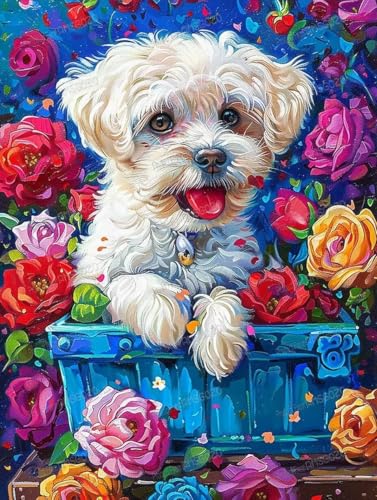 1000 Teile Puzzles für Erwachsene – Buntes Rosenwelpen-Holzpuzzle für Erwachsene und Anfänger, Entspannen Sie sich vom Alltag, für Familien-Bindungsaktivitäten 1000 Teile Puzzles für Erwachsene – Buntes Rosenwelpen-Holzpuzzle für Erwachsene und Anfänger, Entspannen Sie sich vom Alltag, für Familien-Bindungsaktivitäten von RMSGOZO