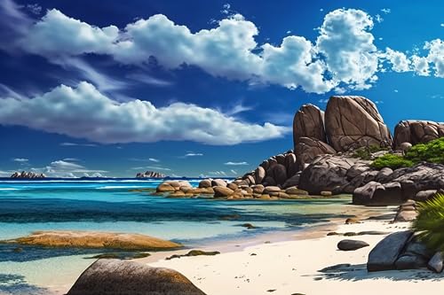 1000 Teile RMSGOZO Sommer Strand Puzzles für Erwachsene - Küstenlandschaft - Intensive Puzzles, Familie Eltern-Kind-Interaktion & Geschenke 1000 Teile RMSGOZO Sommer Strand Puzzles für Erwachsene - Küstenlandschaft - Intensive Puzzles, Familie Eltern-Kind-Interaktion & Geschenke von RMSGOZO
