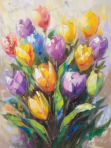 300 Teile Holzpuzzles für Erwachsene - Vintage Bunte Tulpen - Freizeitgeschenk für alle - Bestes Geschenk für Geburtstagsfeier - Stressfreies Starterpuzzle für Erwachsene Anfänger 300 Teile Holzpuzzles für Erwachsene - Vintage Bunte Tulpen - Freizeitgeschenk für alle - Bestes Geschenk für Geburtstagsfeier - Stressfreies Starterpuzzle für Erwachsene Anfänger von RMSGOZO
