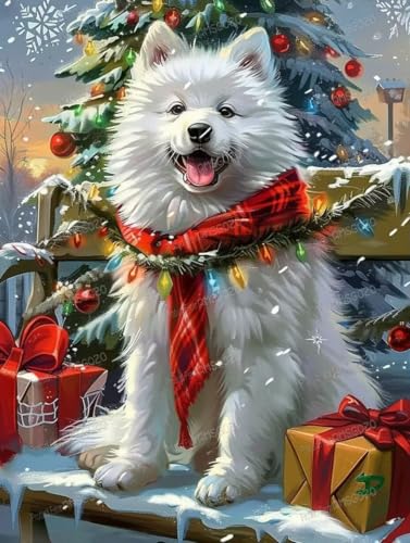 500 Stück Holzpuzzles für Erwachsene - Weihnachten Samojeden - Freizeitgeschenk für alle - Bestes Geschenk für Geburtstagsfeier - Stressfreies Starterpuzzle für Erwachsene Anfänger 500 Stück Holzpuzzles für Erwachsene - Weihnachten Samojeden - Freizeitgeschenk für alle - Bestes Geschenk für Geburtstagsfeier - Stressfreies Starterpuzzle für Erwachsene Anfänger von RMSGOZO