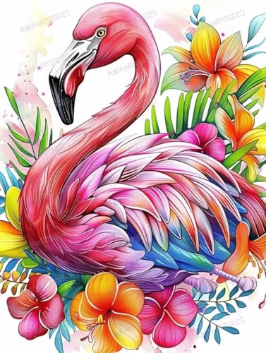 500 Teile Holzpuzzles – Aquarell Floral Flamingo – Puzzles für Erwachsene, jedes Stück ist einzigartig, perfektes Familien-Freizeitgeschenk & Geschenke – Puzzles Sammlerstücke 500 Teile Holzpuzzles – Aquarell Floral Flamingo – Puzzles für Erwachsene, jedes Stück ist einzigartig, perfektes Familien-Freizeitgeschenk & Geschenke – Puzzles Sammlerstücke von RMSGOZO