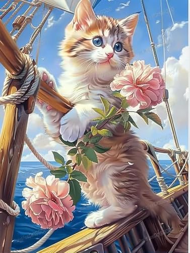 500 Teile Holzpuzzles - Piratenschiff Katze - Puzzles für Erwachsene, jedes Stück ist einzigartig, perfektes Familien-Freizeitgeschenk & Geschenke - Puzzles Sammlerstücke 500 Teile Holzpuzzles - Piratenschiff Katze - Puzzles für Erwachsene, jedes Stück ist einzigartig, perfektes Familien-Freizeitgeschenk & Geschenke - Puzzles Sammlerstücke von RMSGOZO