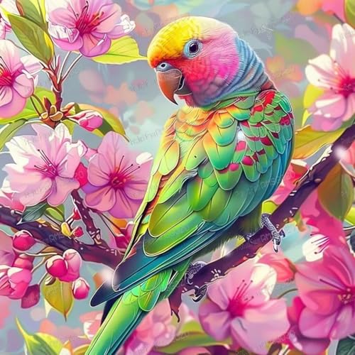 500 Teile Holzpuzzles - Rosa Blühender Papagei - Puzzles für Erwachsene, jedes Stück ist ein Unikat, perfektes Familien-Freizeitgeschenk & Geschenke - Puzzles Sammlerstücke 500 Teile Holzpuzzles - Rosa Blühender Papagei - Puzzles für Erwachsene, jedes Stück ist ein Unikat, perfektes Familien-Freizeitgeschenk & Geschenke - Puzzles Sammlerstücke von RMSGOZO