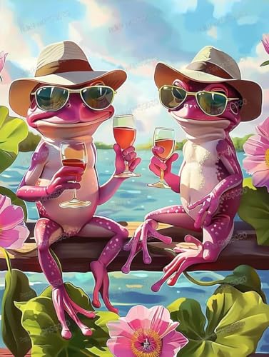 500 Teile Puzzles – Abstrakter Seefrosch – lustiges Familien-Puzzle, 500-teiliges Puzzle, 38,1 x 50,8 cm, recycelbare Holz-Puzzleteile, Lieblingsraumdekoration oder Geschenke 500 Teile Puzzles – Abstrakter Seefrosch – lustiges Familien-Puzzle, 500-teiliges Puzzle, 38,1 x 50,8 cm, recycelbare Holz-Puzzleteile, Lieblingsraumdekoration oder Geschenke von RMSGOZO