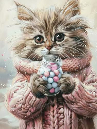 500 Teile Puzzles – Candy Cat – lustiges Familien-Puzzle, 500-teiliges Puzzle, 38,1 x 50,8 cm, recycelbare Holz-Puzzleteile, Lieblingsraumdekoration oder Geschenke 500 Teile Puzzles – Candy Cat – lustiges Familien-Puzzle, 500-teiliges Puzzle, 38,1 x 50,8 cm, recycelbare Holz-Puzzleteile, Lieblingsraumdekoration oder Geschenke von RMSGOZO