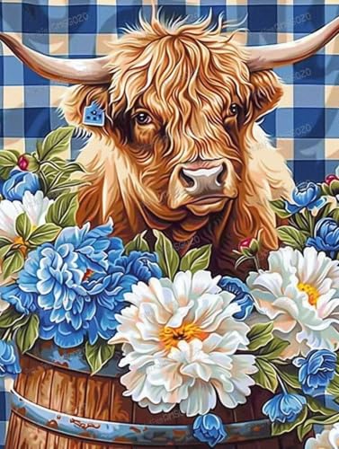 500 Teile Puzzles für Erwachsene - Retro Blume Kuh Holzpuzzle für Erwachsene Anfänger, Entspannen Sie sich vom Alltag, für Familien-Bindungsaktivitäten 500 Teile Puzzles für Erwachsene - Retro Blume Kuh Holzpuzzle für Erwachsene Anfänger, Entspannen Sie sich vom Alltag, für Familien-Bindungsaktivitäten von RMSGOZO