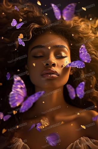 500 Teile Puzzles für Erwachsene - Schmetterling & Afrikanische Frau Holzpuzzle für Erwachsene Anfänger, Entspannen Sie sich vom Alltag, für Familien-Bindungsaktivitäten 500 Teile Puzzles für Erwachsene - Schmetterling & Afrikanische Frau Holzpuzzle für Erwachsene Anfänger, Entspannen Sie sich vom Alltag, für Familien-Bindungsaktivitäten von RMSGOZO