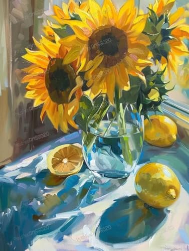 500 Teile Puzzles für Erwachsene - Sonnenblume & Zitrone Holzpuzzle für Erwachsene Anfänger, Entspannen Sie sich vom Alltag, für Familien-Bindungsaktivitäten 500 Teile Puzzles für Erwachsene - Sonnenblume & Zitrone Holzpuzzle für Erwachsene Anfänger, Entspannen Sie sich vom Alltag, für Familien-Bindungsaktivitäten von RMSGOZO