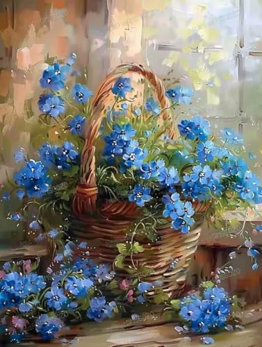 500 Teile Puzzles für Erwachsene - Vintage Blaue Blumen Holzpuzzle für Erwachsene Anfänger, Entspannen Sie sich vom Alltag, für Familien-Bindungsaktivitäten 500 Teile Puzzles für Erwachsene - Vintage Blaue Blumen Holzpuzzle für Erwachsene Anfänger, Entspannen Sie sich vom Alltag, für Familien-Bindungsaktivitäten von RMSGOZO