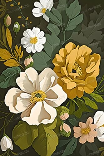 500 Teile RMSGOZO Cartoon Gelbe & Weiße Blumen Puzzles für Erwachsene - Retro-Puzzles für Familie Eltern-Kind-Interaktion & Geschenke 500 Teile RMSGOZO Cartoon Gelbe & Weiße Blumen Puzzles für Erwachsene - Retro-Puzzles für Familie Eltern-Kind-Interaktion & Geschenke von RMSGOZO