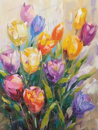 500-teiliges Puzzle, bunte Tulpen, lustiges Familien-Puzzle, 38,1 x 50,8 cm, recycelbare Holz-Puzzleteile, Lieblingsraumdekoration oder Geschenke 500-teiliges Puzzle, bunte Tulpen, lustiges Familien-Puzzle, 38,1 x 50,8 cm, recycelbare Holz-Puzzleteile, Lieblingsraumdekoration oder Geschenke von RMSGOZO