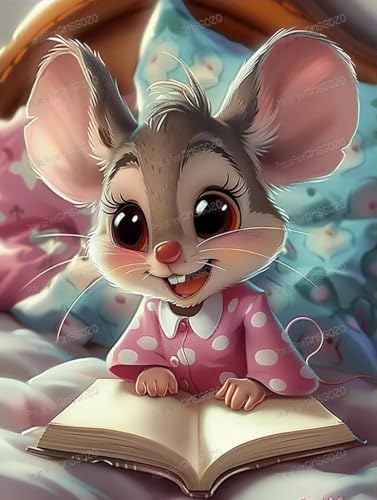 500-teiliges Puzzle – Maus liest ein Buch – lustiges Familien-Puzzle, 38,1 x 50,8 cm, recycelbare Holz-Puzzleteile, Lieblingsraumdekoration oder Geschenke 500-teiliges Puzzle – Maus liest ein Buch – lustiges Familien-Puzzle, 38,1 x 50,8 cm, recycelbare Holz-Puzzleteile, Lieblingsraumdekoration oder Geschenke von RMSGOZO