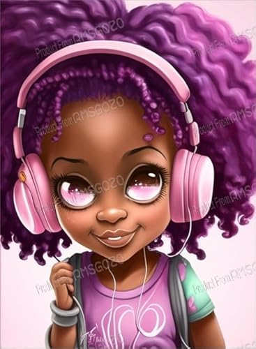 70 Teile Puzzles Cartoon Afrikanisches Mädchen für Erwachsene - Mädchen mit Kopfhörern - Starter Puzzles für Kinder Entwicklungspuzzle - Umweltfreundliche Materialien - Do It Yourself DIY 70 Teile Puzzles Cartoon Afrikanisches Mädchen für Erwachsene - Mädchen mit Kopfhörern - Starter Puzzles für Kinder Entwicklungspuzzle - Umweltfreundliche Materialien - Do It Yourself DIY von RMSGOZO