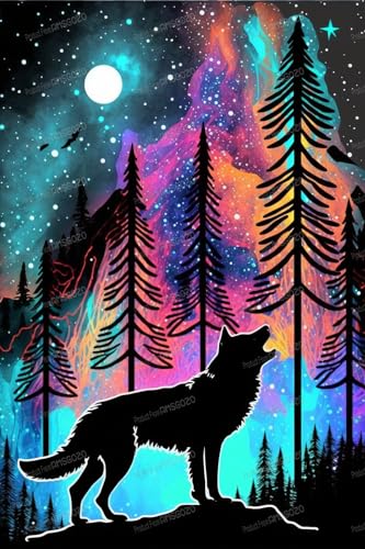 70 Teile Puzzles für Erwachsene – Bunter Wald Wolf – Tier-Puzzle 70 Teile, Puzzle für jedes Alter – jedes Stück ist einzigartig – Beste Geschenke für Geburtstagsfeier – Übung Gehirnkraft 70 Teile Puzzles für Erwachsene – Bunter Wald Wolf – Tier-Puzzle 70 Teile, Puzzle für jedes Alter – jedes Stück ist einzigartig – Beste Geschenke für Geburtstagsfeier – Übung Gehirnkraft von RMSGOZO