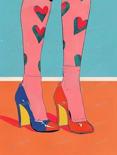 Abstrakte High Heels Holz-Puzzle, 1000 Teile, 1000-teiliges Puzzle, 50,8 x 76,2 cm, lustige Indoor-Aktivität, Geschenkposter, Geduldsteigerung, Stressabbau-Geschenke Abstrakte High Heels Holz-Puzzle, 1000 Teile, 1000-teiliges Puzzle, 50,8 x 76,2 cm, lustige Indoor-Aktivität, Geschenkposter, Geduldsteigerung, Stressabbau-Geschenke von RMSGOZO