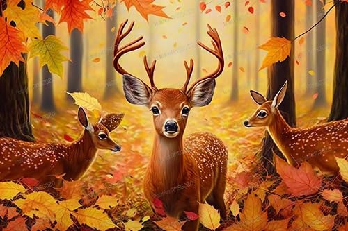 Ahornwald, Hirsch-Puzzles für Erwachsene, 1000 Teile, Tier-Puzzles, um die Freizeit zu bereichern und Ihre Gehirnkraft zu trainieren. Fertige Größe: 50 x 75 cm. Für Herbstdekoration Ahornwald, Hirsch-Puzzles für Erwachsene, 1000 Teile, Tier-Puzzles, um die Freizeit zu bereichern und Ihre Gehirnkraft zu trainieren. Fertige Größe: 50 x 75 cm. Für Herbstdekoration von RMSGOZO