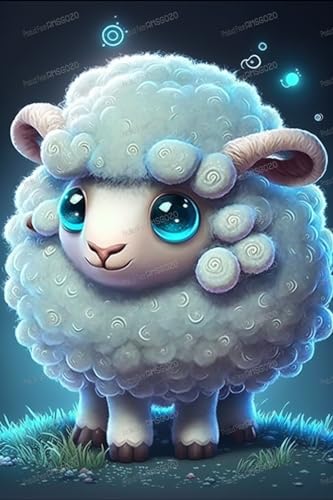 Blue Lamb Holzpuzzle, 1000 Teile, 50,8 x 76,2 cm, niedliches Tier-Puzzle mit Alphabet auf der Rückseite und Poster, beste Wahl für Erwachsene zum Entspannen und als Geschenk von RMSGOZO