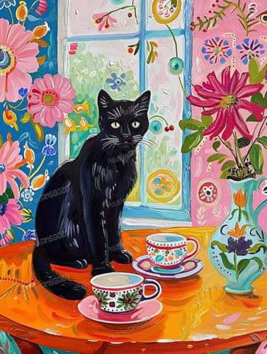 Cartoon-Blumen-Katzen-Holz-Puzzle, 500 Teile – 500-teiliges Puzzle, 38,1 x 50,8 cm, lustige Indoor-Aktivität, Geschenkposter, Geduldsteigerung, Stressabbau-Geschenke Cartoon-Blumen-Katzen-Holz-Puzzle, 500 Teile – 500-teiliges Puzzle, 38,1 x 50,8 cm, lustige Indoor-Aktivität, Geschenkposter, Geduldsteigerung, Stressabbau-Geschenke von RMSGOZO