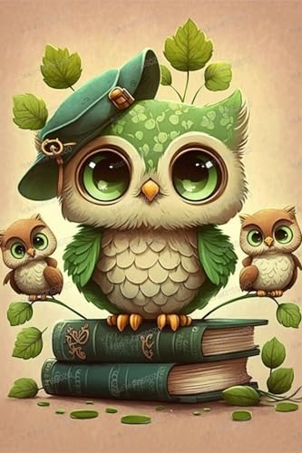 Cartoon-Holz-Puzzle, grüne Eule, 1000 Teile – 1000-teiliges Puzzle, 50,8 x 76,2 cm, lustige Indoor-Aktivität, Geschenkposter, Geduldsteigerung, Stressabbau-Spiel, Geschenk Cartoon-Holz-Puzzle, grüne Eule, 1000 Teile – 1000-teiliges Puzzle, 50,8 x 76,2 cm, lustige Indoor-Aktivität, Geschenkposter, Geduldsteigerung, Stressabbau-Spiel, Geschenk von RMSGOZO