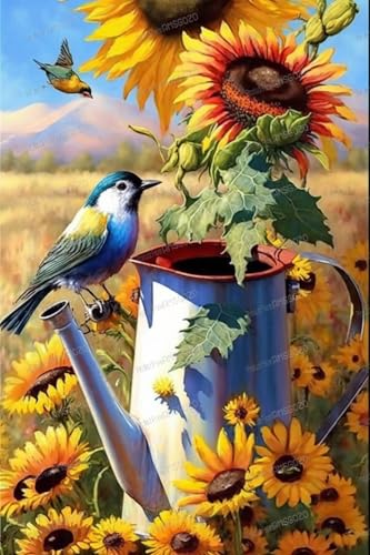 Erwachsene 1000 Teile Puzzles Sonnenblume Gießkanne - Malerisches Holzpuzzle, Spielzeug für jedes Alter - Jedes Stück ist einzigartig - Bestes Geschenk für Geburtstagsfeier! Erwachsene 1000 Teile Puzzles Sonnenblume Gießkanne - Malerisches Holzpuzzle, Spielzeug für jedes Alter - Jedes Stück ist einzigartig - Bestes Geschenk für Geburtstagsfeier! von RMSGOZO
