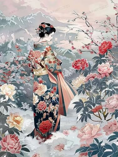 Garten-Puzzle, japanische Frau, Holz, 500 Teile, 500 Teile, 38,1 x 50,8 cm, lustige Indoor-Aktivität, Geschenkposter, Geduldsteigerung, Stressabbau-Geschenke Garten-Puzzle, japanische Frau, Holz, 500 Teile, 500 Teile, 38,1 x 50,8 cm, lustige Indoor-Aktivität, Geschenkposter, Geduldsteigerung, Stressabbau-Geschenke von RMSGOZO