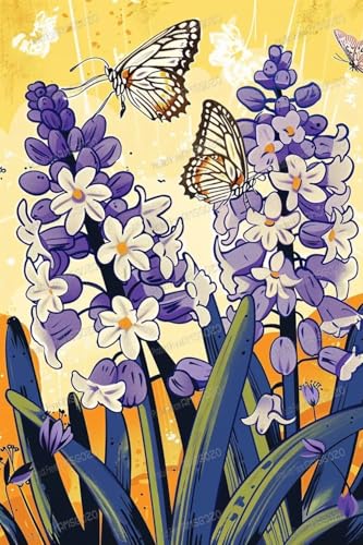 Holz-Puzzle, Aquarell-Blume, Schmetterling, 500 Teile, 500-teiliges Puzzle, 38,1 x 50,8 cm, lustige Indoor-Aktivität, Geschenkposter, Geduldsteigerung, Stressabbau-Geschenke Holz-Puzzle, Aquarell-Blume, Schmetterling, 500 Teile, 500-teiliges Puzzle, 38,1 x 50,8 cm, lustige Indoor-Aktivität, Geschenkposter, Geduldsteigerung, Stressabbau-Geschenke von RMSGOZO