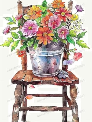 Holz-Puzzle, Blume auf Stuhl, 1000 Teile – 1000-teiliges Puzzle, 50,8 x 76,2 cm, lustige Indoor-Aktivität, Geschenkposter, Geduldsteigerung, Stressabbau-Geschenke Holz-Puzzle, Blume auf Stuhl, 1000 Teile – 1000-teiliges Puzzle, 50,8 x 76,2 cm, lustige Indoor-Aktivität, Geschenkposter, Geduldsteigerung, Stressabbau-Geschenke von RMSGOZO