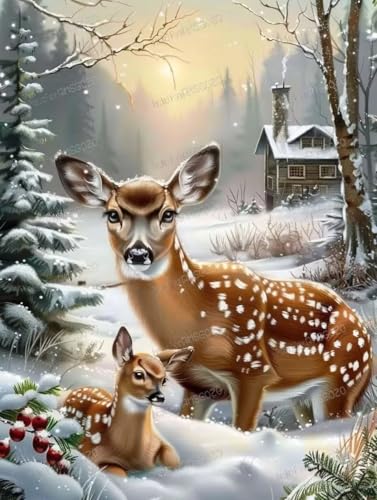 Holz-Puzzle, Schneehirsch, 1000 Teile, 1000 Teile, 50,8 x 76,2 cm, lustige Indoor-Aktivität, Geschenkposter, Geduldsteigerung, Stressabbau-Geschenke Holz-Puzzle, Schneehirsch, 1000 Teile, 1000 Teile, 50,8 x 76,2 cm, lustige Indoor-Aktivität, Geschenkposter, Geduldsteigerung, Stressabbau-Geschenke von RMSGOZO