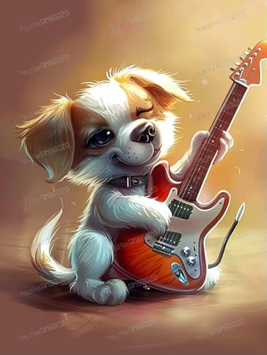 Holz-Puzzle, Welpe, die Gitarre spielt, 1000 Teile – 1000-teiliges Puzzle, 50,8 x 76,2 cm, lustige Indoor-Aktivität, Geschenkposter, Geduldsteigerung, Stressabbau-Geschenke Holz-Puzzle, Welpe, die Gitarre spielt, 1000 Teile – 1000-teiliges Puzzle, 50,8 x 76,2 cm, lustige Indoor-Aktivität, Geschenkposter, Geduldsteigerung, Stressabbau-Geschenke von RMSGOZO