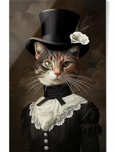 Holz-Puzzle, schöne Katzen-Dame, 500 Teile, 500-teiliges Puzzle, 38,1 x 50,8 cm, lustige Indoor-Aktivität, Geschenkposter, Geduldsteigerung, Stressabbau-Geschenke Holz-Puzzle, schöne Katzen-Dame, 500 Teile, 500-teiliges Puzzle, 38,1 x 50,8 cm, lustige Indoor-Aktivität, Geschenkposter, Geduldsteigerung, Stressabbau-Geschenke von RMSGOZO