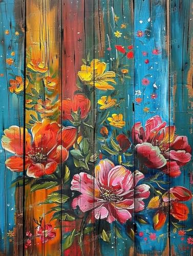 Holzpuzzle im Vintage-Stil, Plankenblumen-Motiv, 500 Teile, 500-teiliges Puzzle, 38,1 x 50,8 cm, lustige Indoor-Aktivität, Geschenkposter, Geduldsteigerung, Stressabbau-Geschenke Holzpuzzle im Vintage-Stil, Plankenblumen-Motiv, 500 Teile, 500-teiliges Puzzle, 38,1 x 50,8 cm, lustige Indoor-Aktivität, Geschenkposter, Geduldsteigerung, Stressabbau-Geschenke von RMSGOZO