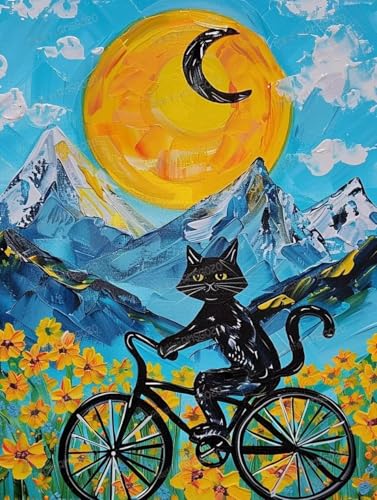 Holzpuzzle mit Fahrradkatze, 500 Teile – 500-teiliges Puzzle, 38,1 x 50,8 cm, lustige Indoor-Aktivität, Geschenkposter, Geduldsteigerung, Stressabbau-Geschenke Holzpuzzle mit Fahrradkatze, 500 Teile – 500-teiliges Puzzle, 38,1 x 50,8 cm, lustige Indoor-Aktivität, Geschenkposter, Geduldsteigerung, Stressabbau-Geschenke von RMSGOZO