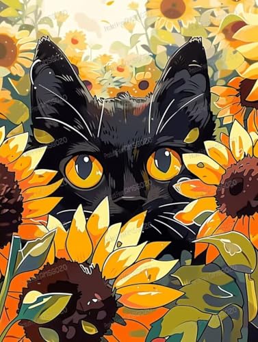 Holzpuzzle mit Sonnenblumen-Motiv, schwarze Katze, 1000 Teile, 50,8 x 76,2 cm, lustige Indoor-Aktivität, Geschenkposter, Geduldsteigerung, Stressabbau-Geschenke Holzpuzzle mit Sonnenblumen-Motiv, schwarze Katze, 1000 Teile, 50,8 x 76,2 cm, lustige Indoor-Aktivität, Geschenkposter, Geduldsteigerung, Stressabbau-Geschenke von RMSGOZO
