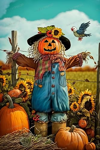 Kürbispuzzle mit Vogelscheuche 1000 Teile für Kinder, Herbst Bauernhof Puzzle, Umweltfreundliche 3D Holzpuzzle für Erwachsene, Teenager, Kinder, Interaktives Spielzeug für Kürbispuzzle mit Vogelscheuche 1000 Teile für Kinder, Herbst Bauernhof Puzzle, Umweltfreundliche 3D Holzpuzzle für Erwachsene, Teenager, Kinder, Interaktives Spielzeug für von RMSGOZO