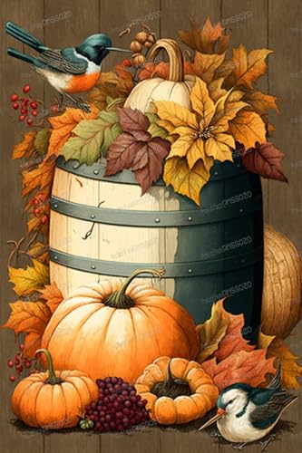 Maple Leaf Pumpkin Bucket 500 Teile Puzzles Spielzeug – Holz-Puzzle-Spiel mit Herbstmotiven, 38,1 x 50,8 cm, recycelbare Puzzleteile, ideal für Familienspiele und Entspannungsgeschenke Maple Leaf Pumpkin Bucket 500 Teile Puzzles Spielzeug – Holz-Puzzle-Spiel mit Herbstmotiven, 38,1 x 50,8 cm, recycelbare Puzzleteile, ideal für Familienspiele und Entspannungsgeschenke von RMSGOZO